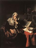 Maes, Nicolaes - Old Woman Dozing